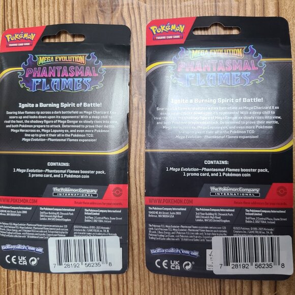 Pokemon TCG Phantasmal Flames packs (NEW) X2 - Picture 2 of 4